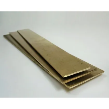 Полоса латунная зеркальная мягкая х/к Л63 1,35 мм ГОСТ 2208-2007